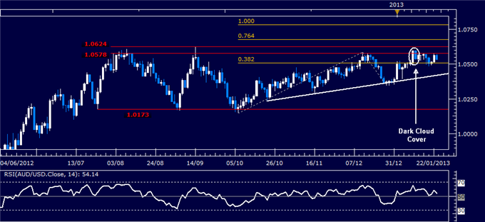 Forex Analysis: AUD/USD Classic Technical Report 01.23.2013