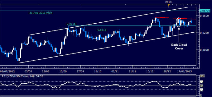 Forex Analysis: NZD/USD Classic Technical Report 01.24.2013