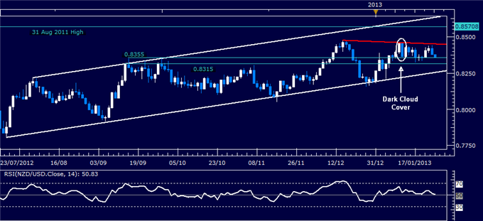 Forex Analysis: NZD/USD Classic Technical Report 01.25.2013