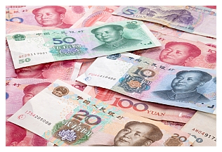 USD/CNH - chinese yuan depreciation blame gold selloff.